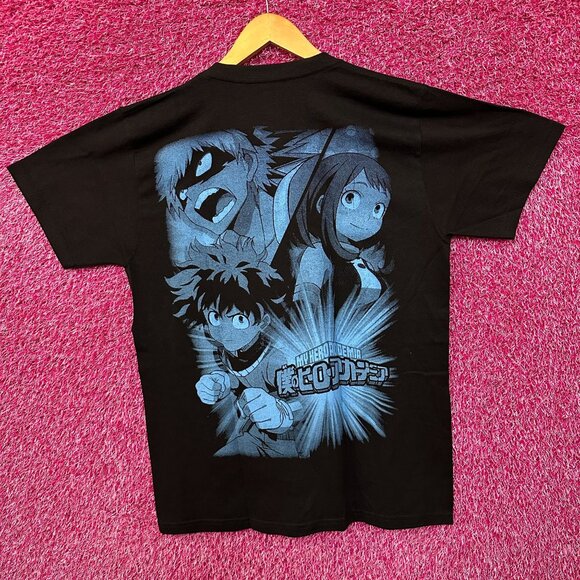 My Hero Academia Midoriya Uraraka Bakugo Anime Tee L - Picture 3 of 4